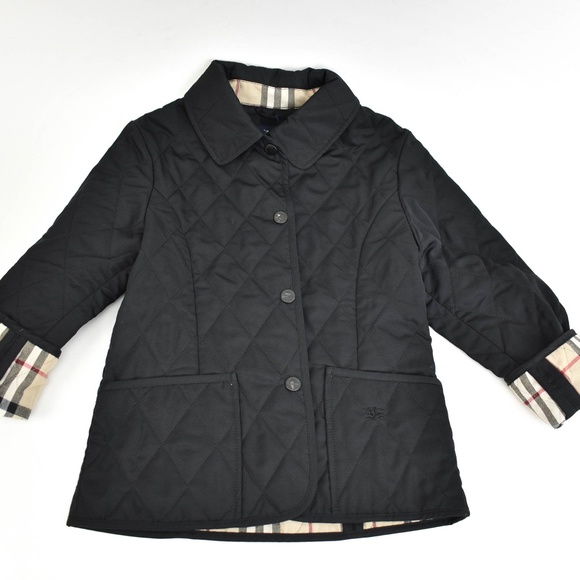 Burberry Other - BURBERRY Black, Logo & "Nova Check" Jacket